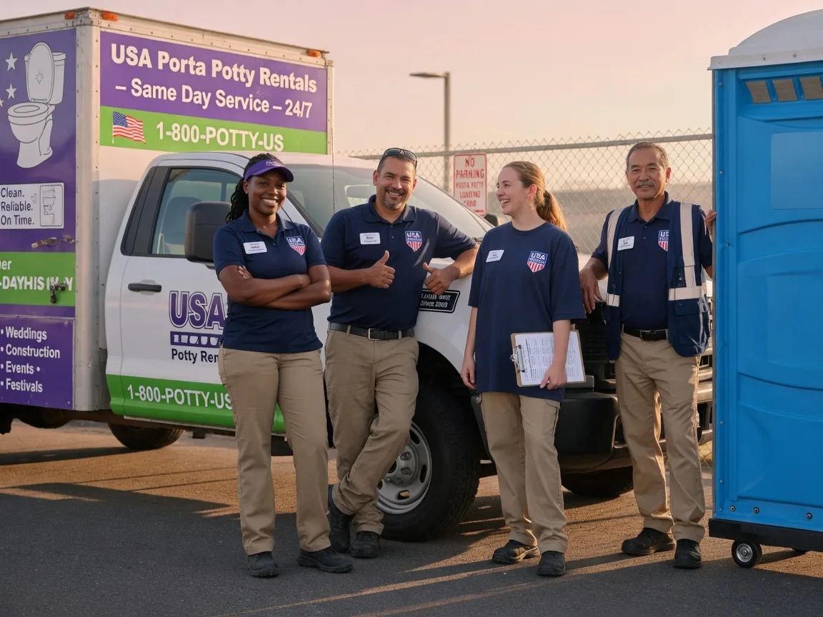 Porta Potty Rental company in Merced, CA