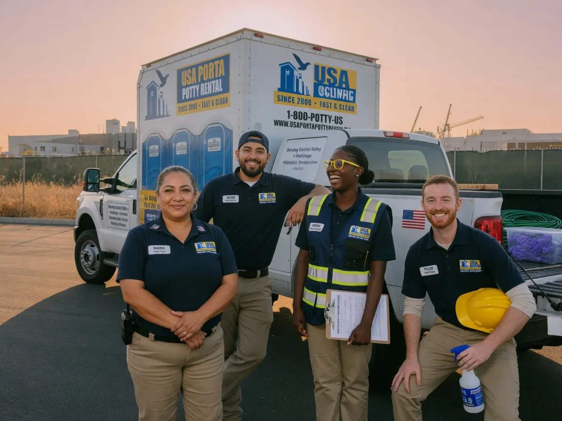 Portable Toilet Rental company in Merced, CA